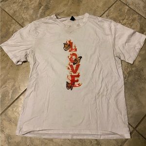 White graphic t-shirt